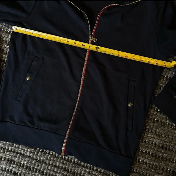 Ralph Lauren Purple Label Uniform Embellished Full Zip - Picture 6 of 9